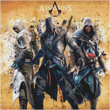ASSASSIN'S CREED #3  CROSS STITCH PATTERN