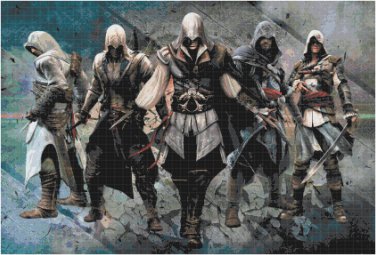 ASSASSIN'S CREED #4  CROSS STITCH PATTERN