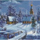 CHRISTMAS TOWN CROSS STITCH PATTERN PDF ONLY
