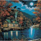 LOG CABIN IN THE WOODS CROSS STITCH PATTERN PDF ONLY