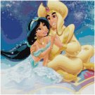 DISNEY ALADDIN AND JASMINE #1 CROSS STITCH PATTERN PDF ONLY