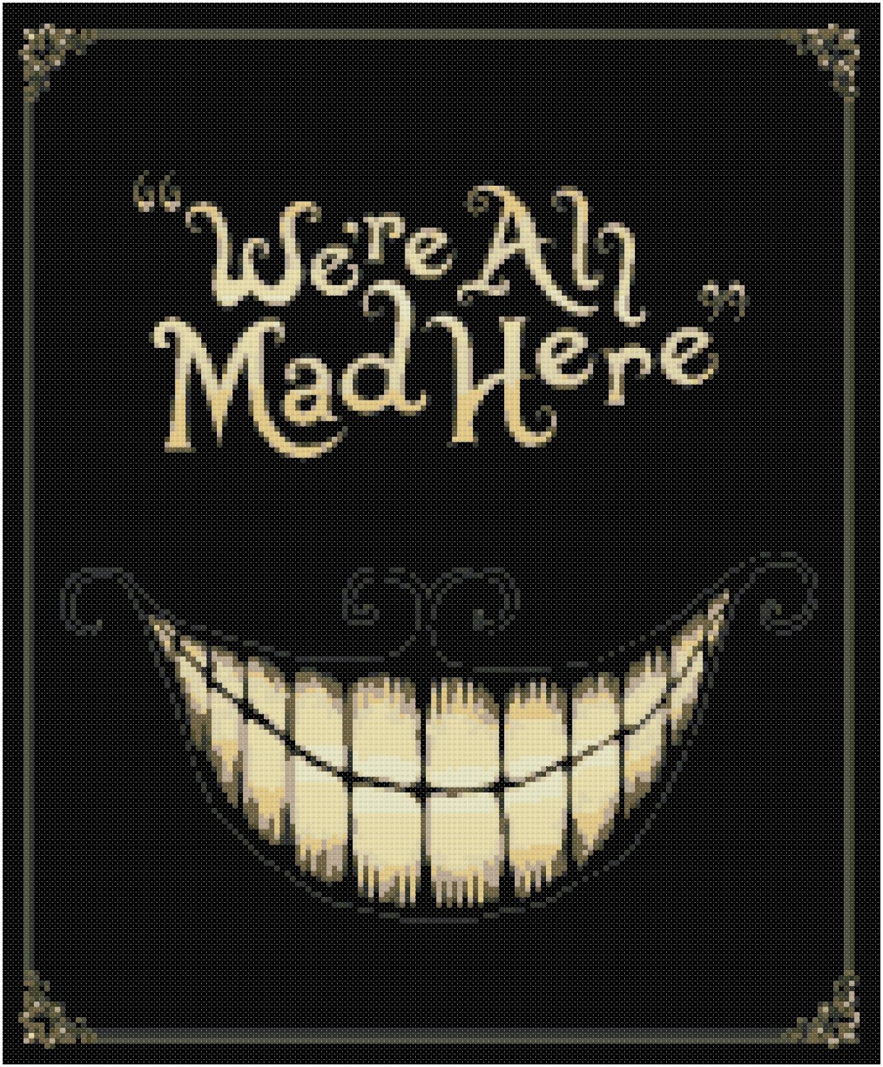 We re. Were all Mad here Чеширский кот. Чеширский кот с надписью. Чеширский кот we are all Mad. Чеширский кот улыбка we are all Mad here.