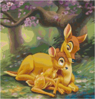 DISNEY BAMBI #2  CROSS STITCH PATTERN PDF ONLY