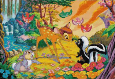DISNEY BAMBI #4  CROSS STITCH PATTERN PDF ONLY