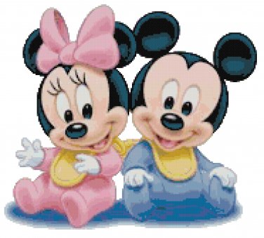 DISNEY BABIES #2 CROSS STITCH PATTERN PDF ONLY