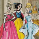 DISNEY PRINCESS DESIGNER GOWN #1 CROSS STITCH PATTERN PDF ONLY