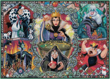 DISNEY VILLAINS #4 CROSS STITCH PATTERN PDF ONLY