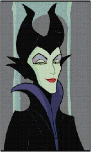 DISNEY MALEFICENT #1 CROSS STITCH PATTERN PDF ONLY