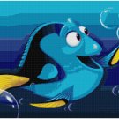 DISNEY FINDING NEMO DORY CROSS STITCH PATTERN PDF ONLY