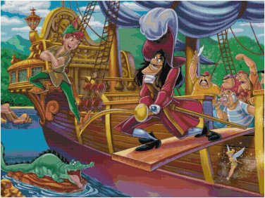 DISNEY PETER PAN #2 CROSS STITCH PATTERN PDF ONLY