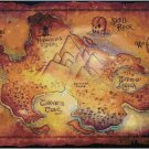 DISNEY PETER PAN NEVER NEVER LAND MAP CROSS STITCH PATTERN PDF ONLY