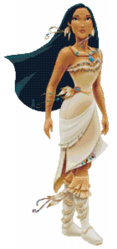 DISNEY POCAHONTAS #2 CROSS STITCH PATTERN PDF ONLY
