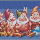 DISNEY SNOW WHITE SEVEN DWARVES CROSS STITCH PATTERN PDF ONLY