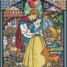 DISNEY SNOW WHITE STAINED GLASS CROSS STITCH PATTERN PDF ONLY