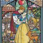 DISNEY SNOW WHITE STAINED GLASS CROSS STITCH PATTERN PDF ONLY