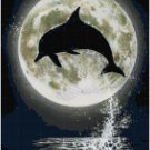 DOLPHIN MOON CROSS STITCH PATTERN PDF ONLY
