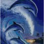 DOLPHINS ON WAVES CROSS STITCH PATTERN PDF ONLY