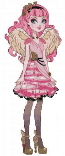EVER AFTER HIGH C A CUPID #2  CROSS STITCH PATTERN PDF ONLY