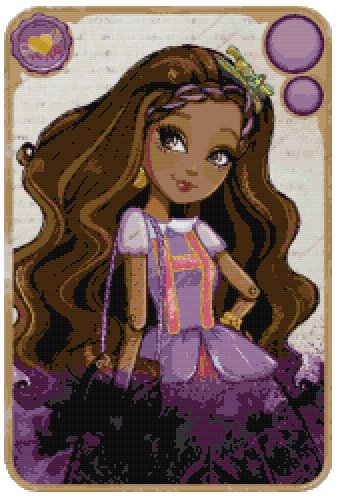 EVER AFTER HIGH CEDAR WOOD  CROSS STITCH PATTERN PDF ONLY