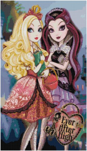 EVER AFTER HIGH #2 CROSS STITCH PATTERN PDF ONLY