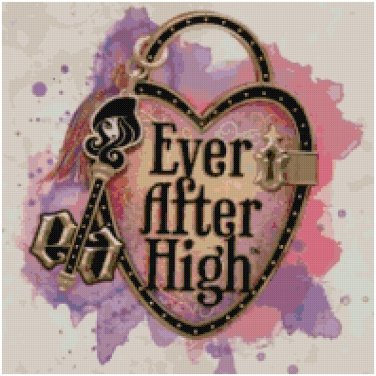 EVER AFTER HIGH #5 CROSS STITCH PATTERN PDF ONLY