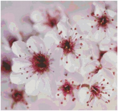 CHERRY BLOSSOMS CROSS STITCH PATTERN PDF ONLY