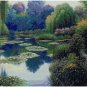 BEAUTIFUL WATER GARDEN - GARDEN CROSS STITCH PATTERN PDF ONLY
