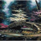 DOGWOOD AND WATERLILIES - GARDEN CROSS STITCH PATTERN PDF ONLY