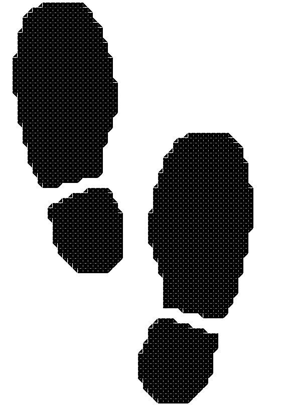 HARRY POTTER FOOTSTEPS CROSS STITCH PATTERN PDF ONLY
