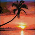 BEACH SUNSET CROSS STITCH PATTERN PDF ONLY