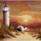 LIGHTHOUSE #2 LANDSCAPE CROSS STITCH PATTERN PDF ONLY