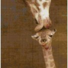 MAMA GIRAFFE AND BABY #1 CROSS STITCH PATTERN PDF ONLY