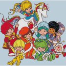 RAINBOW BRITE GROUP CROSS STITCH PATTERN PDF ONLY