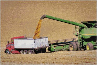 JOHN DEERE COMBINE #3 CROSS STITCH PATTERN PDF ONLY