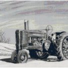VINTAGE  TRACTOR  CROSS STITCH PATTERN PDF ONLY