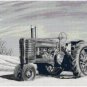 VINTAGE  TRACTOR  CROSS STITCH PATTERN PDF ONLY