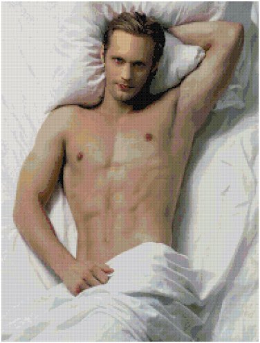TRUE BLOOD #3 ERIC CROSS STITCH PATTERN PDF ONLY