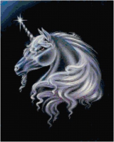 SPARKLE UNICORN CROSS STITCH PATTERN PDF ONLY