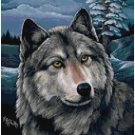 NIGHT WOLF CROSS STITCH PATTERN PDF ONLY