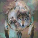 WOLF DREAMCATCHER #2 CROSS STITCH PATTERN PDF ONLY