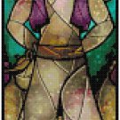 DISNEY ALADDIN STAINED GLASS  CROSS STITCH PATTERN PDF ONLY