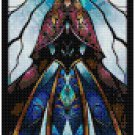 DISNEY ANNA STAINED GLASS  CROSS STITCH PATTERN PDF ONLY