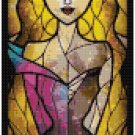 DISNEY AURORA SLEEPING BEAUTY STAINED GLASS  CROSS STITCH PATTERN PDF ONLY