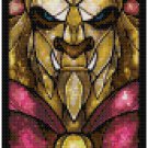 DISNEY BEAST BEAUTY AND THE BEAST STAINED GLASS  CROSS STITCH PATTERN PDF ONLY
