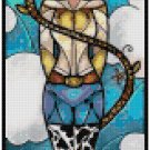 DISNEY JESSIE TOY STORY STAINED GLASS  CROSS STITCH PATTERN PDF ONLY