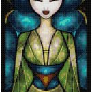 DISNEY MULAN STAINED GLASS  CROSS STITCH PATTERN PDF ONLY