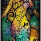 DISNEY POCAHONTAS STAINED GLASS  CROSS STITCH PATTERN PDF ONLY