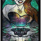 DISNEY URSULA LITTLE MERMAID STAINED GLASS  CROSS STITCH PATTERN PDF ONLY