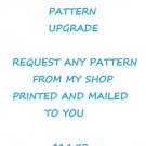 PRINTED PATTERN UPGRADE CROSS STITCH PATTERN PAPER PATTERN MAILED TO YOU