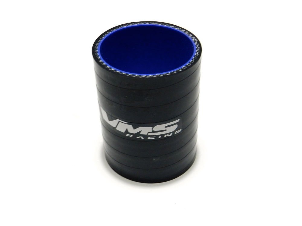 VMS RACING 3 PLY REINFORCED SILICONE STRAIGHT REDUCER COUPLER - 3-4" BLACK